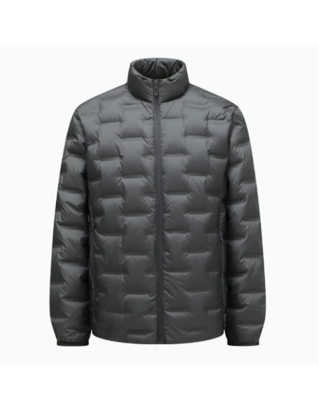 Thickened mid-length lightweight stand-up collar down jacket