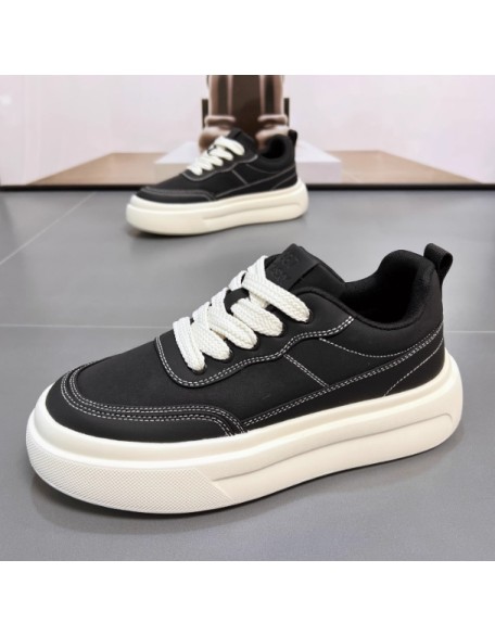 Thick-stitched, high-heel, versatile sports and casual shoes