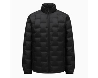 Thickened mid-length lightweight stand-up collar down jacket